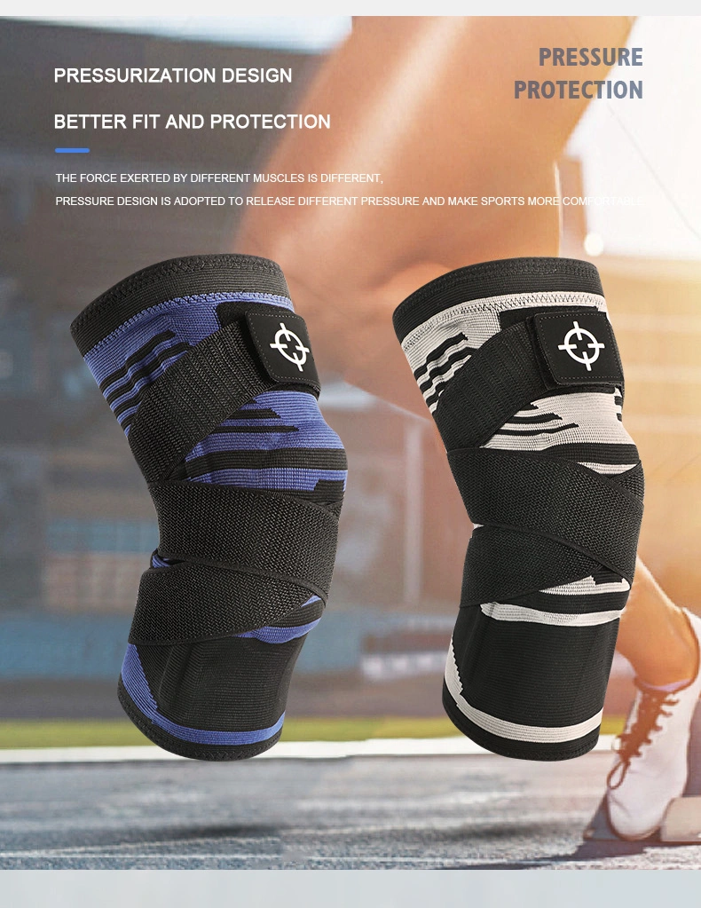 Men′s Professional Basketball Protective Gear Knee Supports Protector