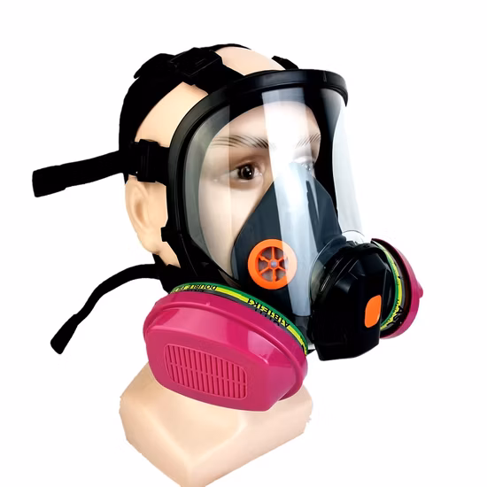 China New Design Speaking Amplifier Safety Respirator Gas Mask Full