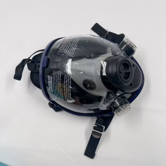 Máscara de carbono com filtro ativado Máscaras de gás faciais completas Industriais